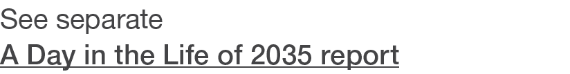 See separate A Day in the Life of 2035 report