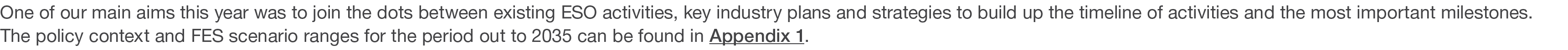 One of our main aims this year was to join the dots between existing ESO activities, key industry plans and strategie   