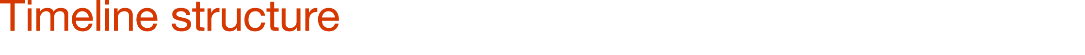 Timeline structure 