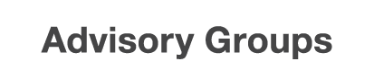 Advisory Groups