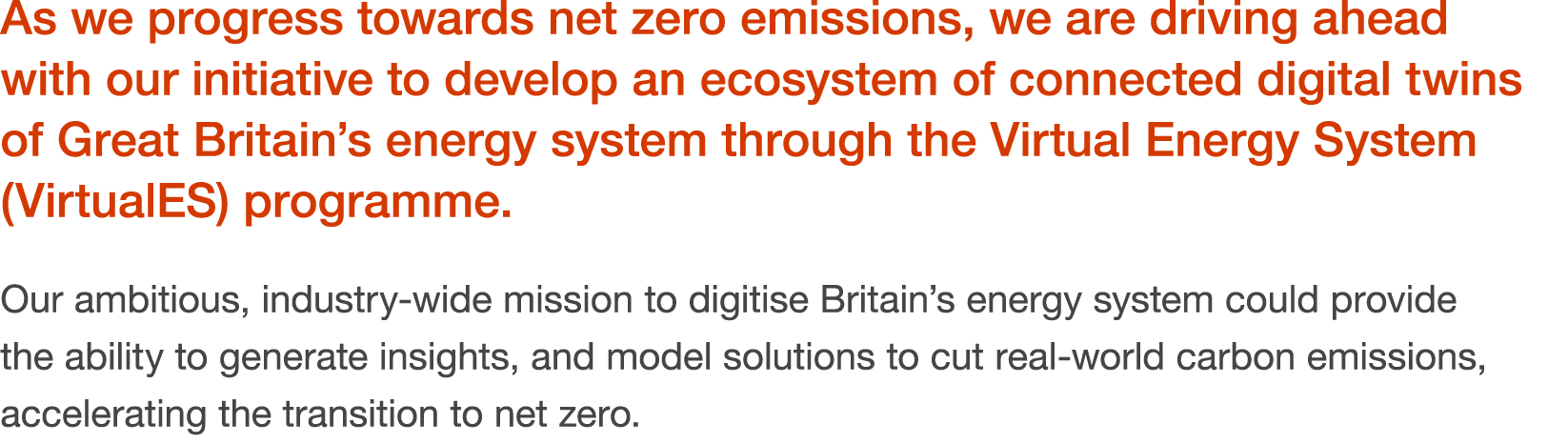 As we progress towards net zero emissions, we are driving ahead with our initiative to develop an ecosystem of connec...