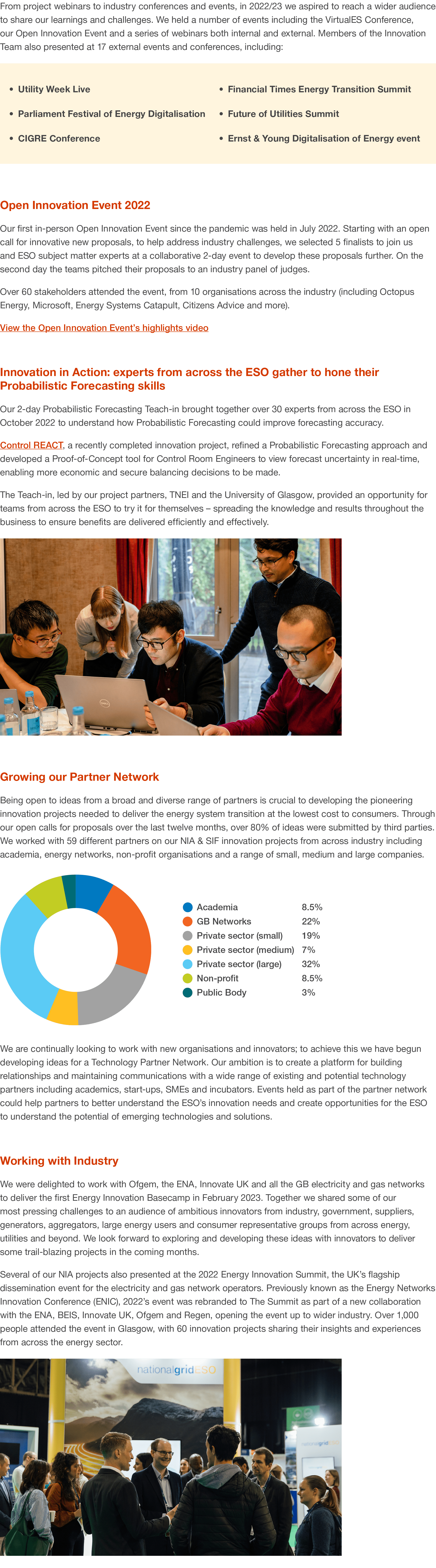 From project webinars to industry conferences and events, in 2022/23 we aspired to reach a wider audience to share ou...