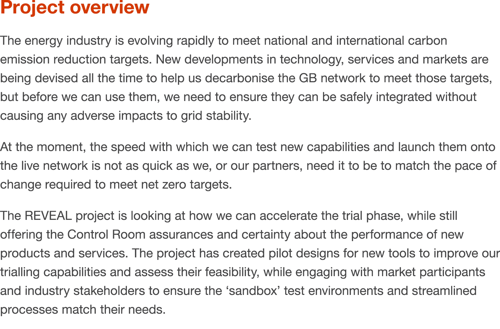 Project overview The energy industry is evolving rapidly to meet national and international carbon emission reduction...