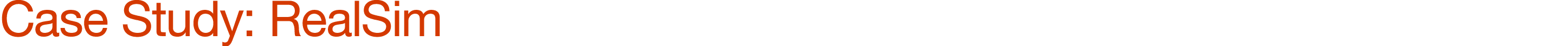 Case Study: RealSim 