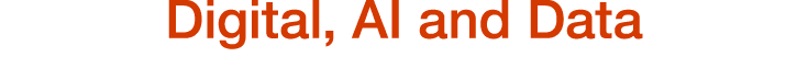 Digital, AI and Data