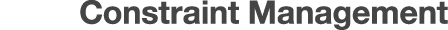Constraint Management