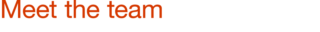 Meet the team