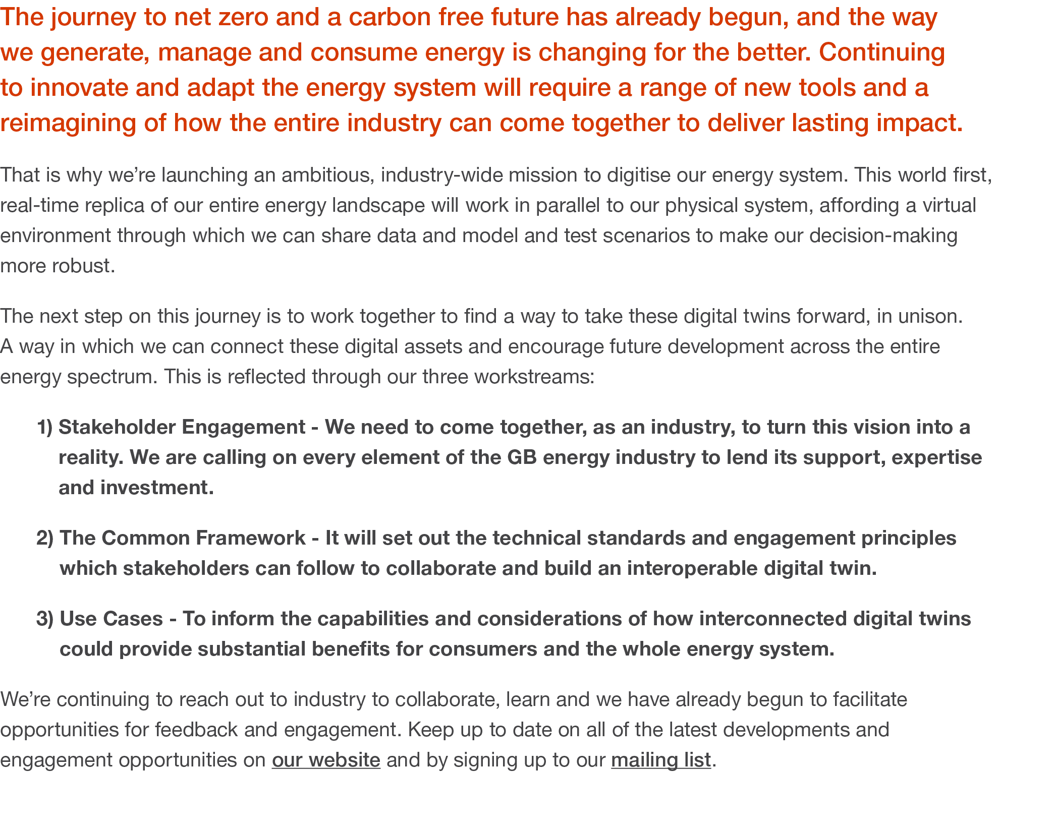 The journey to net zero and a carbon free future has already begun, and the way we generate, manage and consume energ   