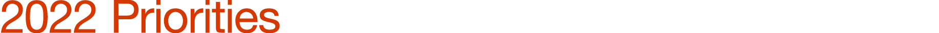 2022 Priorities 