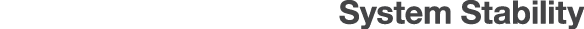 System Stability